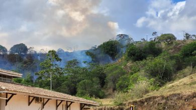 Incêndio atinge rua da Ladeira em Laje.