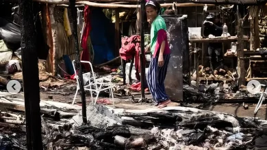Nove pessoas no acampamento do MST-PA morrem em incêndio.