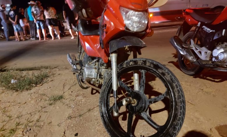 moto Honda pop 100 vermelha