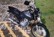 Moto adulterada apreendida em Mutuípe