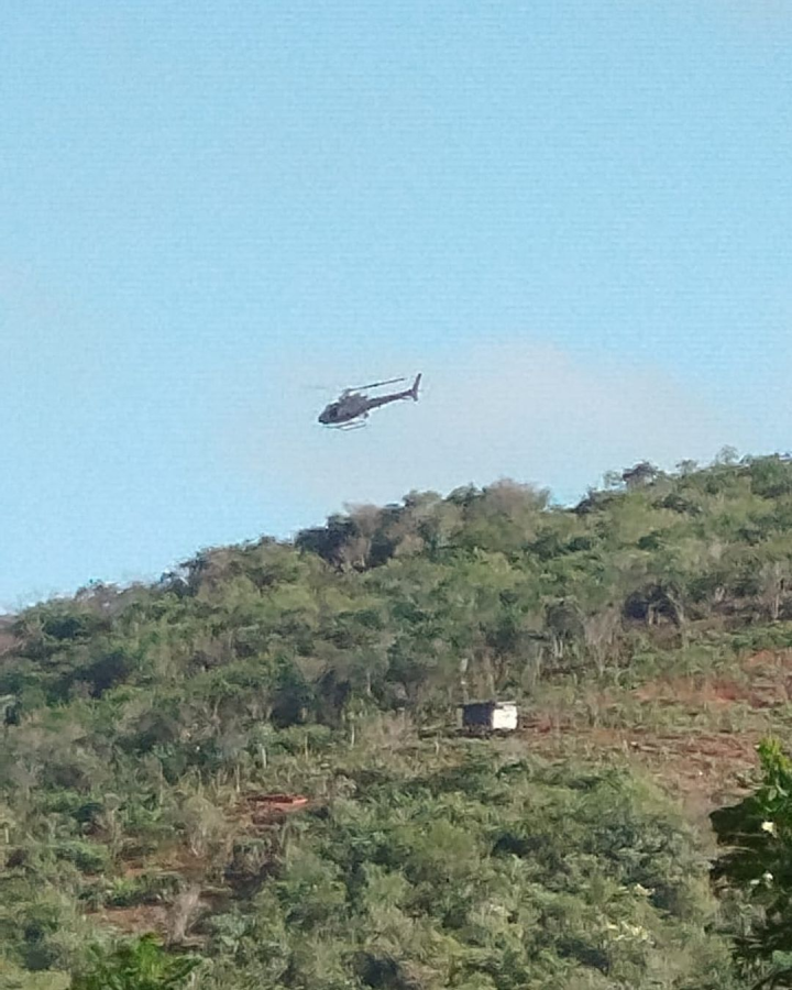 Helicóptero do GRAER em Jequié