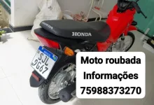 Moto roubada Laje Eng. Pontes