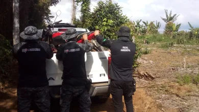 Moto apreendida operação ambiental Mutuípe